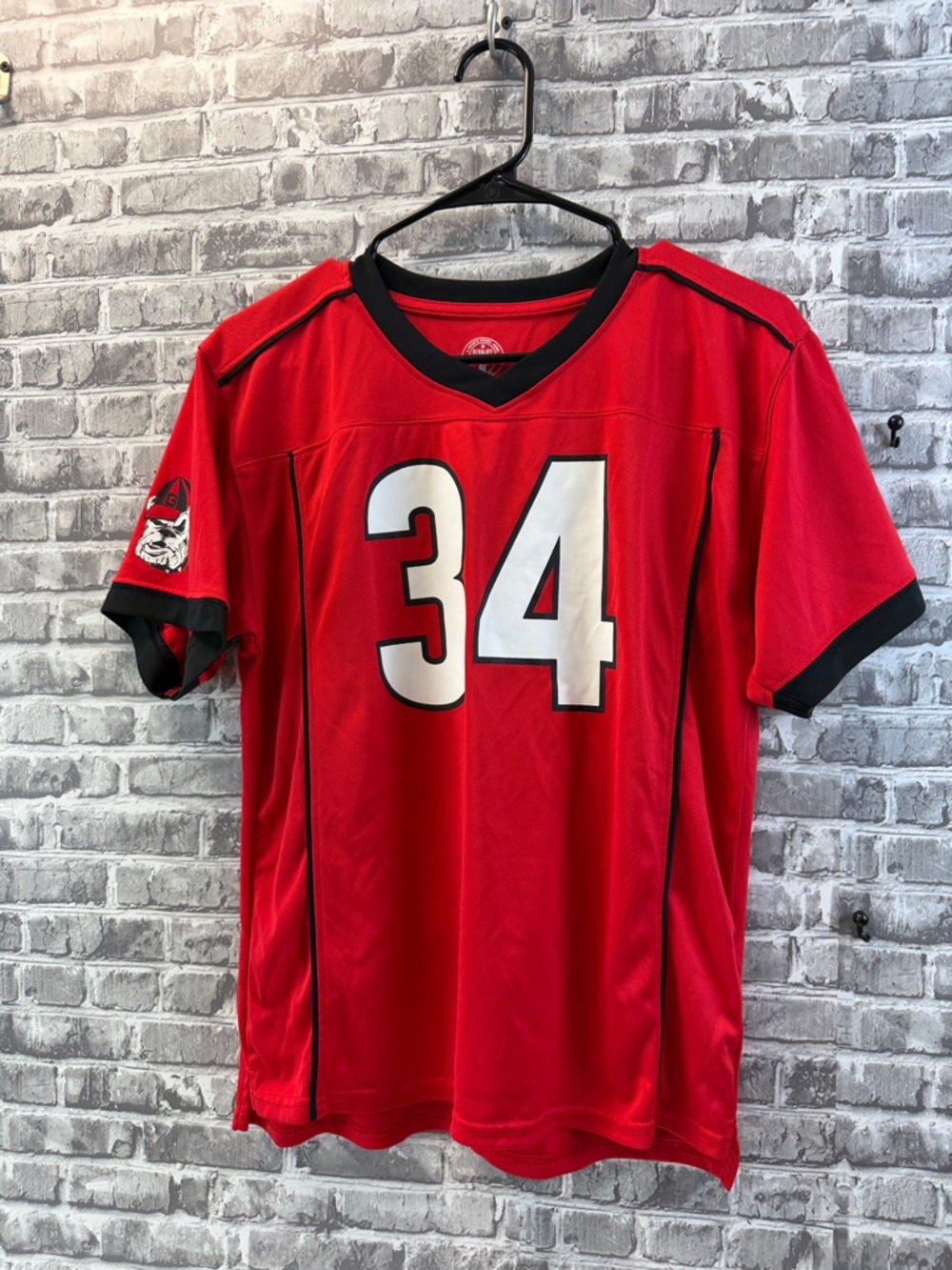Georgia Bulldogs Sports Jersey Shirt with Number 34 - Picture 2 of 12